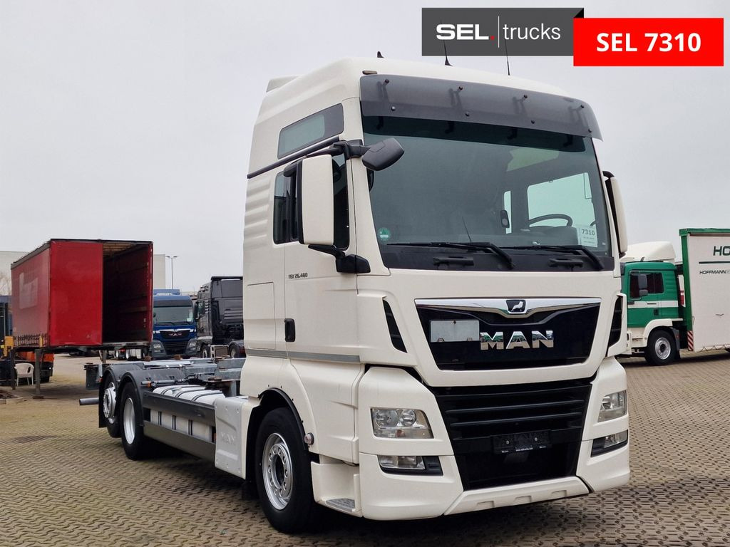 MAN TGX 26.460 6x2-2 LL / ZF Intarder / Standklima - Camión portacontenedore/ Intercambiable: foto 3 MAN TGX 26.460 6x2-2 LL / ZF Intarder / Standklima - Camión portacontenedore/ Intercambiable: foto 3