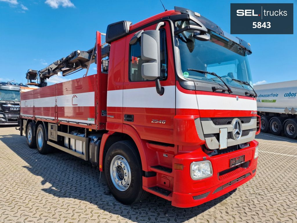 Mercedes-Benz Actros 2546 / HIAB 166K / ADC 4,1t / Lenkachse - Camión grúa, Camión caja abierta: foto 3 Mercedes-Benz Actros 2546 / HIAB 166K / ADC 4,1t / Lenkachse - Camión grúa, Camión caja abierta: foto 3
