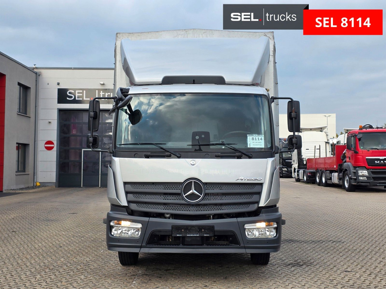 Mercedes-Benz Atego 1221 / Ladebordwand - Camión lona: foto 2 Mercedes-Benz Atego 1221 / Ladebordwand - Camión lona: foto 2