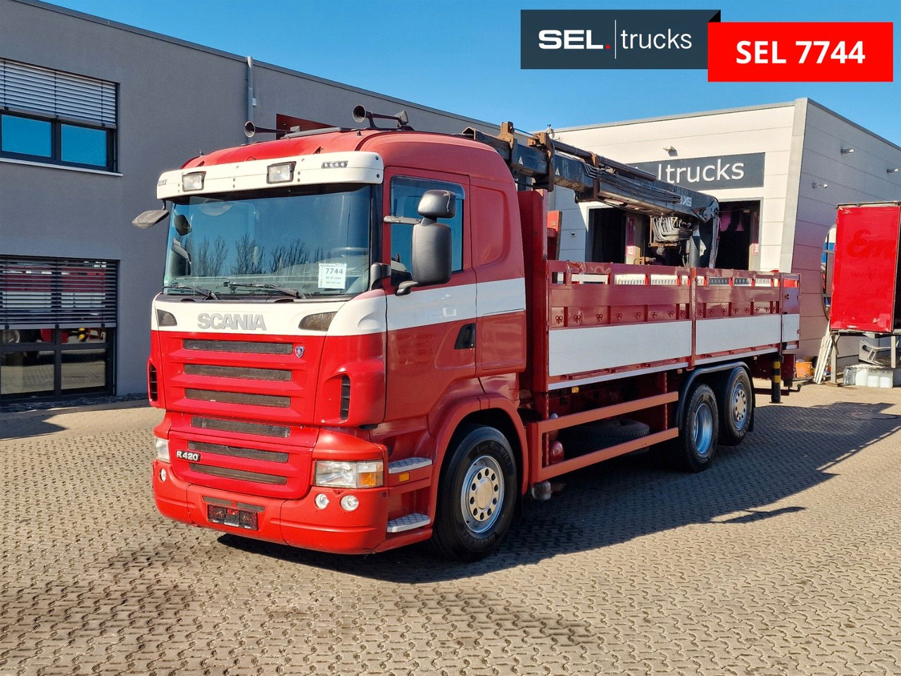 Scania R 340 LB6X2*4MNA /Retarder /HIAB 166K /Lenkachse - Camión grúa: foto 1 Scania R 340 LB6X2*4MNA /Retarder /HIAB 166K /Lenkachse - Camión grúa: foto 1