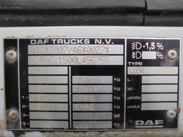 Limpieza de alcantarillado DAF LF 180 FA: foto 20
