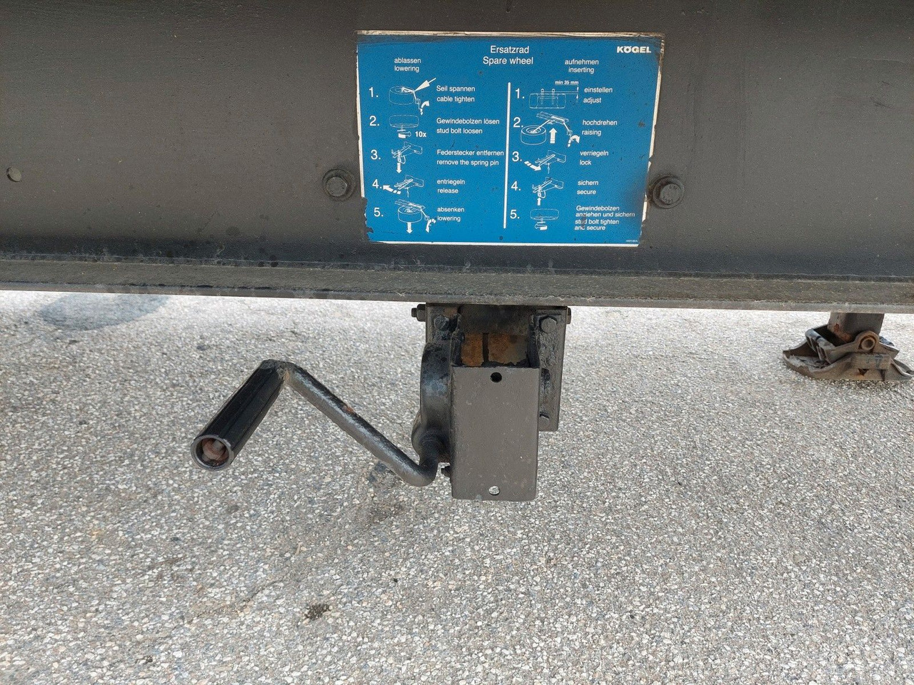 Semirremolque plataforma/ Caja abierta Kögel S24 Mega: foto 20