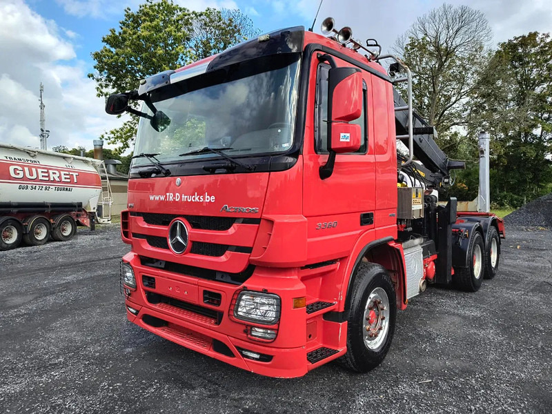 Mercedes-Benz Actros 3360 V8 CRANE HIAB 251S80 - 6X4 - V8 - Camión forestal, Camión grúa: foto 1 Mercedes-Benz Actros 3360 V8 CRANE HIAB 251S80 - 6X4 - V8 - Camión forestal, Camión grúa: foto 1