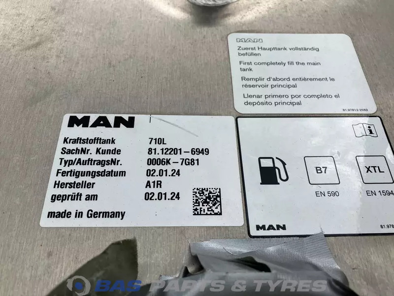 MAN Brandstoftank MAN 710 Liter 81122016766 - Depósito de combustible para Camión: foto 5 MAN Brandstoftank MAN 710 Liter 81122016766 - Depósito de combustible para Camión: foto 5