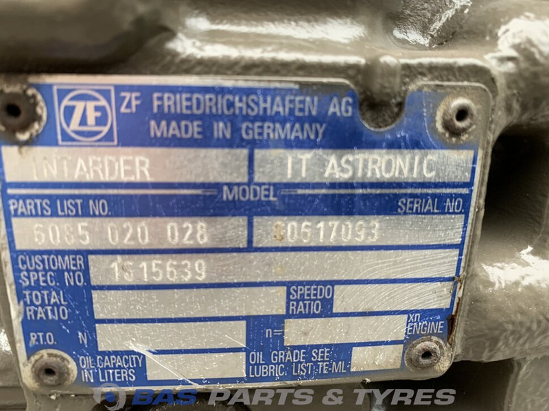 ZF XF105 DAF 12AS2131 TD AS Tronic Versnellingsbak 1801230 - Caja de cambios para Camión: foto 5 ZF XF105 DAF 12AS2131 TD AS Tronic Versnellingsbak 1801230 - Caja de cambios para Camión: foto 5