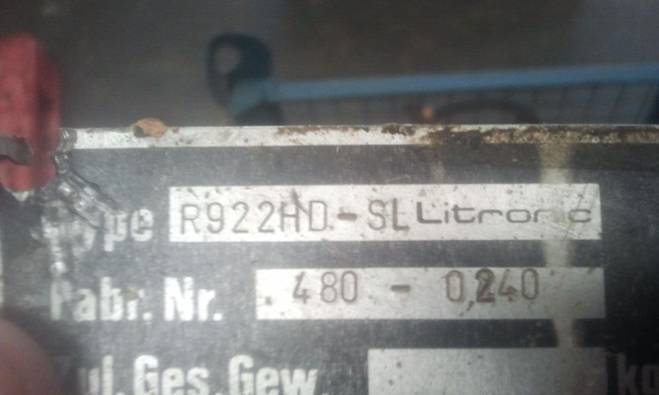 LIEBHERR R922LI S/N: 480-0240 - Excavadora de cadenas: foto 4 LIEBHERR R922LI S/N: 480-0240 - Excavadora de cadenas: foto 4