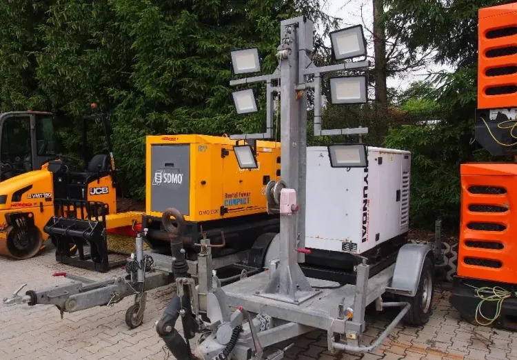 Agregat prądotwórczy Hiunday maszt oświetleniowy - Generador industriale: foto 1 Agregat prądotwórczy Hiunday maszt oświetleniowy - Generador industriale: foto 1