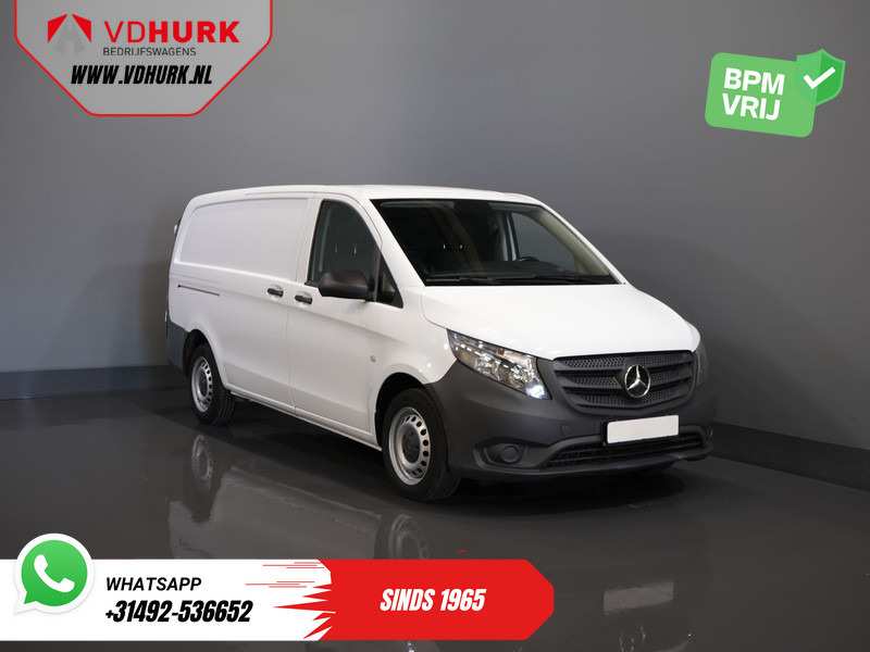 Mercedes-Benz Vito 110 CDI L2 BPM VRIJ! Carplay/ 3 Pers./ Cruise/ Camera/ Trekhaak/ Airco - Furgón: foto 1 Mercedes-Benz Vito 110 CDI L2 BPM VRIJ! Carplay/ 3 Pers./ Cruise/ Camera/ Trekhaak/ Airco - Furgón: foto 1
