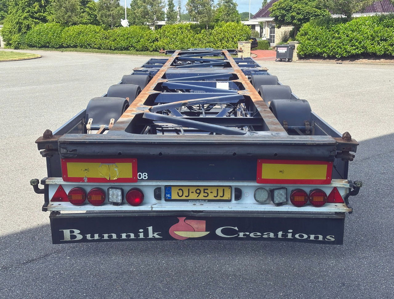 Burg BPO 13-27 Ccxlx 40" Galvanised Super Chassis SAF Axles Disc Brakes 2x Lift Axles 3 Pieces IN Stock Super Condition - Semirremolque portacontenedore/ Intercambiable: foto 3 Burg BPO 13-27 Ccxlx 40" Galvanised Super Chassis SAF Axles Disc Brakes 2x Lift Axles 3 Pieces IN Stock Super Condition - Semirremolque portacontenedore/ Intercambiable: foto 3
