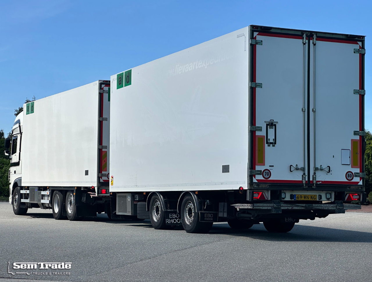 DAF XF 480 FAR SSC 2x Tail Lift 50 CC Trolleys Carrier TRS Iceland Super Condition NL-Combi - Camión frigorífico: foto 3 DAF XF 480 FAR SSC 2x Tail Lift 50 CC Trolleys Carrier TRS Iceland Super Condition NL-Combi - Camión frigorífico: foto 3