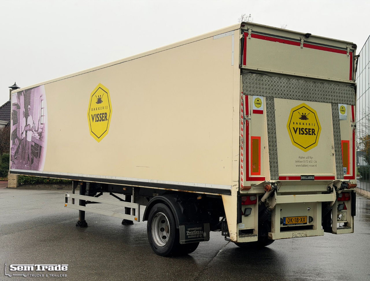 Pacton TBD 122 Tail Lift Steering Axle 1075x250x230 Inside NL City Trailer - Semirremolque caja cerrada: foto 3 Pacton TBD 122 Tail Lift Steering Axle 1075x250x230 Inside NL City Trailer - Semirremolque caja cerrada: foto 3