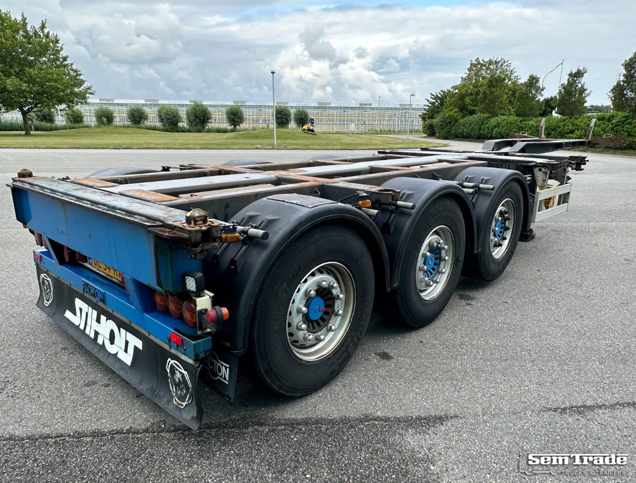 Pacton TXC.343.KB Front+Middle+Back Slider Lift Axle Steering Axle NL-Trailer - Semirremolque portacontenedore/ Intercambiable: foto 5 Pacton TXC.343.KB Front+Middle+Back Slider Lift Axle Steering Axle NL-Trailer - Semirremolque portacontenedore/ Intercambiable: foto 5