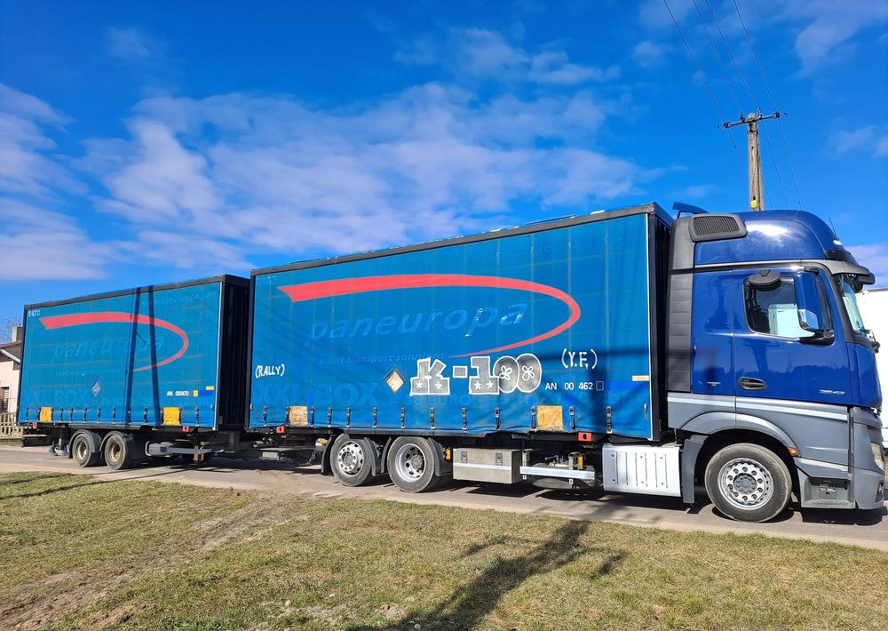 Mercedes-Benz Actros 2542 zestaw jumbo 7,70 - Camión lona: foto 2 Mercedes-Benz Actros 2542 zestaw jumbo 7,70 - Camión lona: foto 2