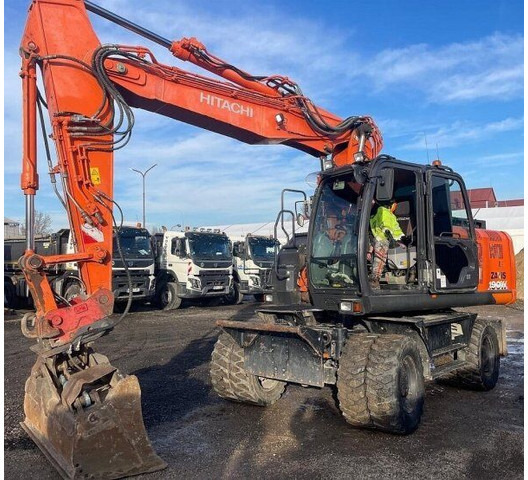 Hitachi 20t ZX190 W-6 (Zaxis) - Excavadora de ruedas: foto 1 Hitachi 20t ZX190 W-6 (Zaxis) - Excavadora de ruedas: foto 1