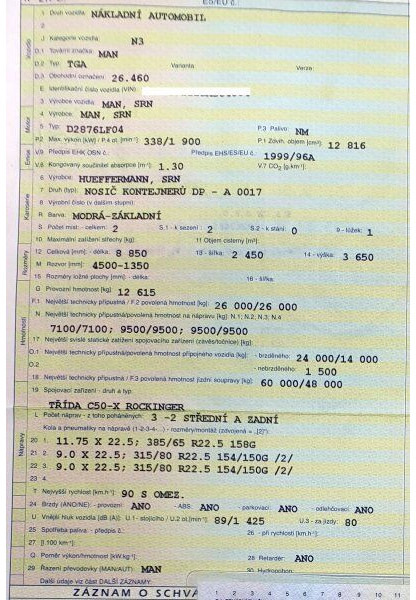 Camión multibasculante MAN TGA 26.460: foto 7