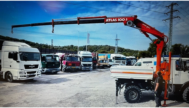 Mercedes-Benz UNIMOG 427.11 +12m! Atlas -AK100.1 A2 - Camión volquete: foto 3 Mercedes-Benz UNIMOG 427.11 +12m! Atlas -AK100.1 A2 - Camión volquete: foto 3