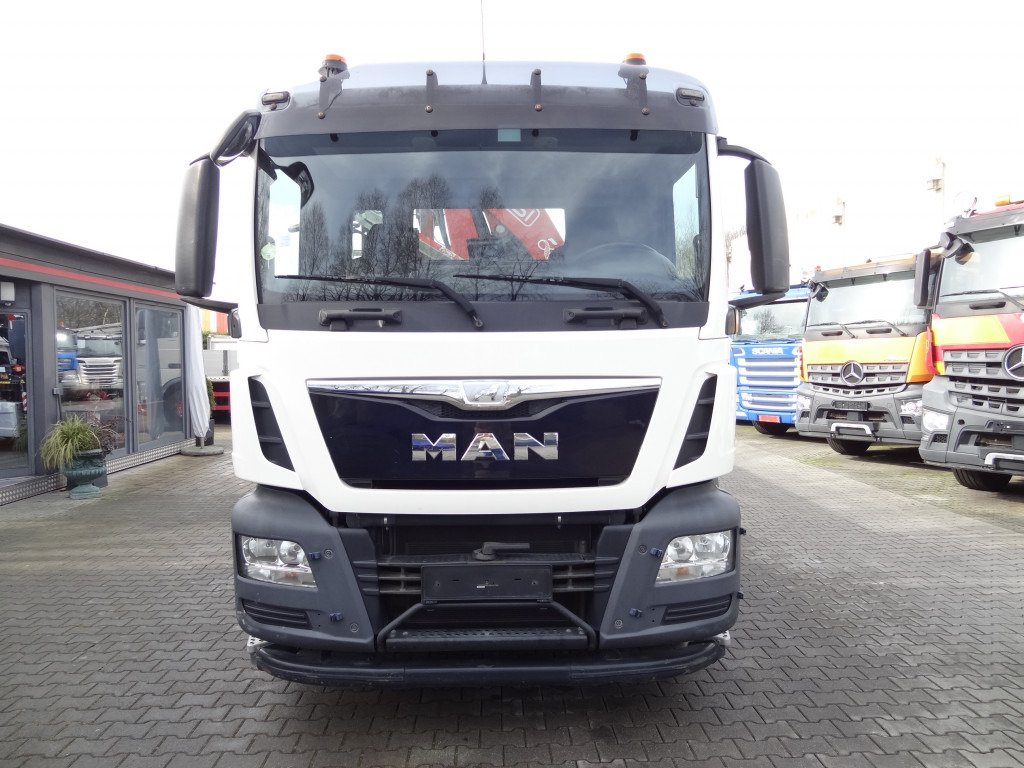 Camión caja abierta, Camión grúa MAN TGS 26.320 6X4 BB mit Kran Fassi F175: foto 10