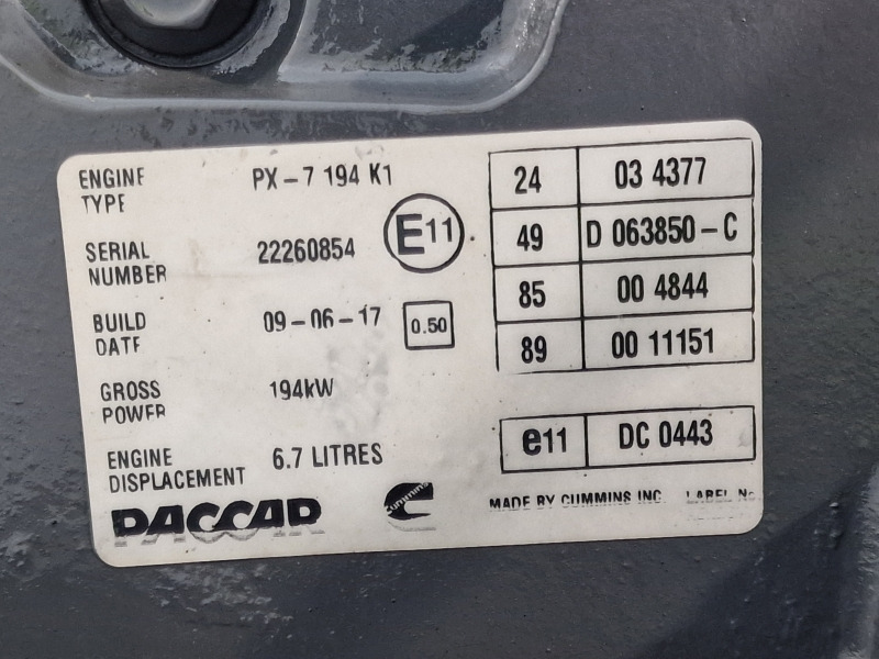 Motor para Camión DAF PX-7 194 K1 Engine (Truck): foto 11