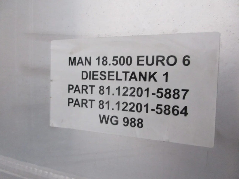 MAN 81.12201-5887 // 81.12201-5864 // 580 LITER 1 TANK MAN 18.500 EURO 6 - Depósito de combustible para Camión: foto 5 MAN 81.12201-5887 // 81.12201-5864 // 580 LITER 1 TANK MAN 18.500 EURO 6 - Depósito de combustible para Camión: foto 5
