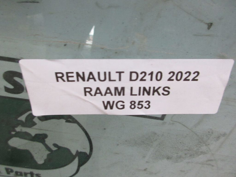 Renault ZIJ RAAM RENAULT D 210 EURO 6 LINKS - Ventana y piezas para Camión: foto 2 Renault ZIJ RAAM RENAULT D 210 EURO 6 LINKS - Ventana y piezas para Camión: foto 2