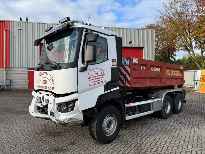 Renault C480 / ENGINE RUNNING / 6X4 / HIAB 21TON HOOKLIFT / ONLY:146334 KM / AUTOMATIC / EURO-6 / 2020 - Camión multibasculante: foto 2 Renault C480 / ENGINE RUNNING / 6X4 / HIAB 21TON HOOKLIFT / ONLY:146334 KM / AUTOMATIC / EURO-6 / 2020 - Camión multibasculante: foto 2