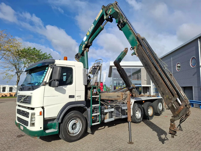 Volvo FM13-400 / 8X4 / AJK HOOK 25TON / CRANE HMF 1560 K3 / ROTATOR / LIFT+LENKACHSE / AIRCO / MANUAL / EURO-4 / 2007 - Camión grúa: foto 1 Volvo FM13-400 / 8X4 / AJK HOOK 25TON / CRANE HMF 1560 K3 / ROTATOR / LIFT+LENKACHSE / AIRCO / MANUAL / EURO-4 / 2007 - Camión grúa: foto 1