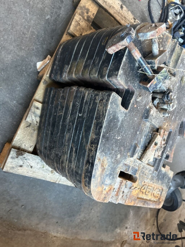 10 stk Front vekter til traktor - Contrapeso: foto 2 10 stk Front vekter til traktor - Contrapeso: foto 2