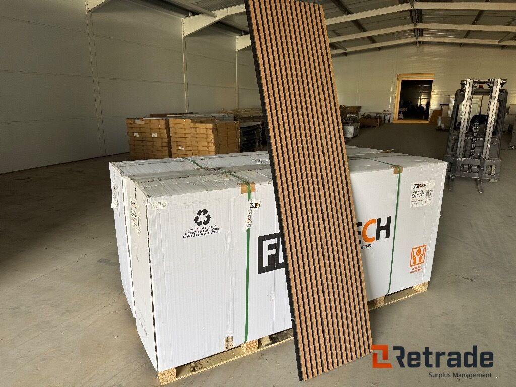 Akustikpaneler basic/oiled oak 2 paller, 80 stk 22x605x2440mm - Equipo de construcción: foto 1 Akustikpaneler basic/oiled oak 2 paller, 80 stk 22x605x2440mm - Equipo de construcción: foto 1