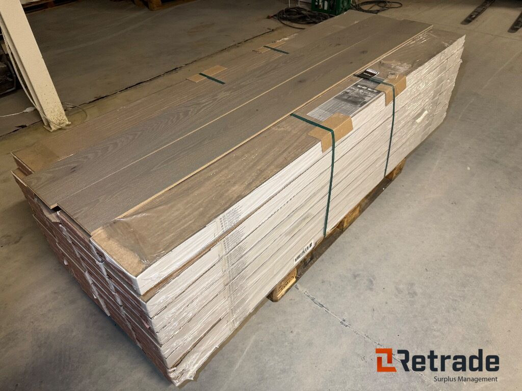 Trægulv Hamburger parkett 32 pakker 10,5x180x2200mm - Equipo de construcción: foto 1 Trægulv Hamburger parkett 32 pakker 10,5x180x2200mm - Equipo de construcción: foto 1