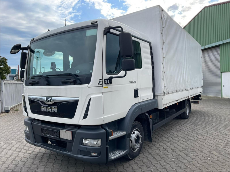 MAN TGL 8.190 L Bett Klima LBW TÜV NEU - Camión lona: foto 1 MAN TGL 8.190 L Bett Klima LBW TÜV NEU - Camión lona: foto 1