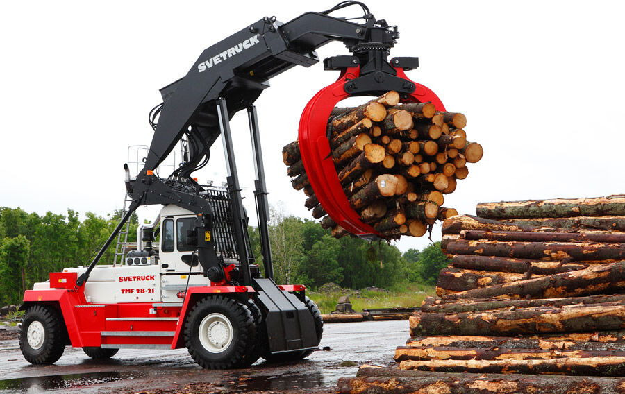 Svetruck TMF 12/9 HB / 1 Owner / Elme Spreader / Wood LOG A RM - Reach stacker: foto 1 Svetruck TMF 12/9 HB / 1 Owner / Elme Spreader / Wood LOG A RM - Reach stacker: foto 1