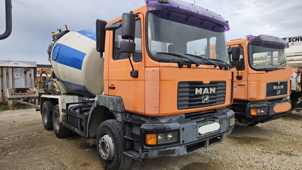 MAN FE 410A 8x4 mixer - 7m3 - euro 3 - Camión hormigonera: foto 2 MAN FE 410A 8x4 mixer - 7m3 - euro 3 - Camión hormigonera: foto 2