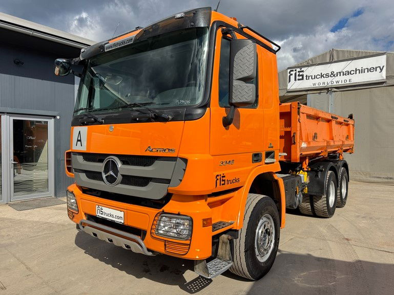 Mercedes-Benz Actros 3346 K 6x4 bordmatic - 3 pedals - Camión volquete: foto 1 Mercedes-Benz Actros 3346 K 6x4 bordmatic - 3 pedals - Camión volquete: foto 1