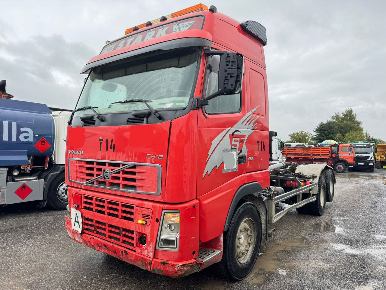 Volvo FH 12 460 6x2 Meiller abroll tipper - motor brake - lifting axle - Camión portacontenedore/ Intercambiable: foto 1 Volvo FH 12 460 6x2 Meiller abroll tipper - motor brake - lifting axle - Camión portacontenedore/ Intercambiable: foto 1