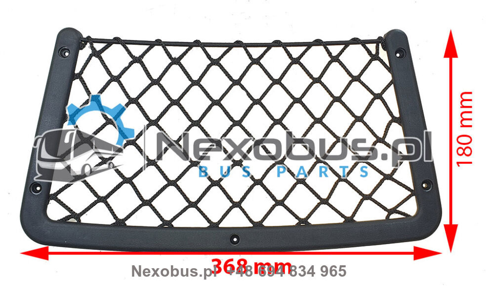 Siatka na siedzenie 368x180 czarna 5 śrub fotel kiel Vogel - Cabina e interior para Autobús: foto 1 Siatka na siedzenie 368x180 czarna 5 śrub fotel kiel Vogel - Cabina e interior para Autobús: foto 1