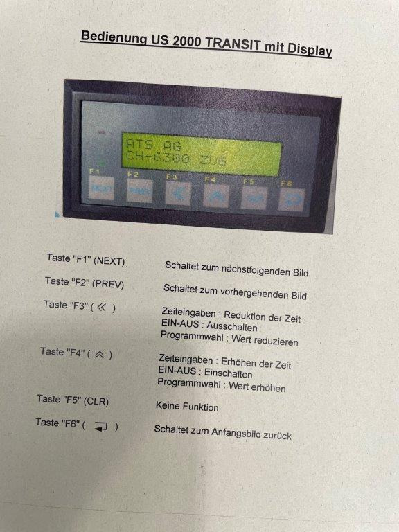 ATS Tanner UltraSonic US 2000-AB transit banding machine with pneumatic product hold-down and infeed roller table - Máquina de embalaje: foto 2 ATS Tanner UltraSonic US 2000-AB transit banding machine with pneumatic product hold-down and infeed roller table - Máquina de embalaje: foto 2