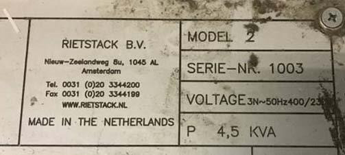 Máquina de impresión Block gluing machine Rietstack model 2: foto 9 Máquina de impresión Block gluing machine Rietstack model 2: foto 9
