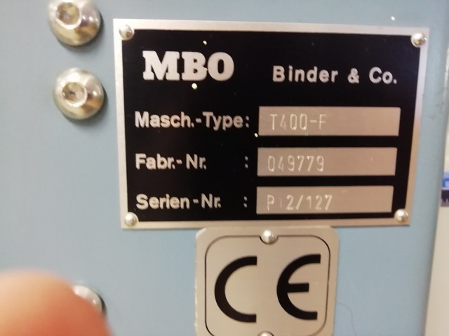 Four pocket folder MBO F 400-4-F SA - Plegadora de papel: foto 2 Four pocket folder MBO F 400-4-F SA - Plegadora de papel: foto 2