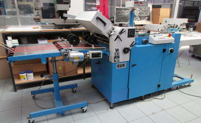 Griesser & Kunzmann buckle plate folder for small folds GUK FA 45-4-FL2 S-520 - Plegadora de papel: foto 2 Griesser & Kunzmann buckle plate folder for small folds GUK FA 45-4-FL2 S-520 - Plegadora de papel: foto 2