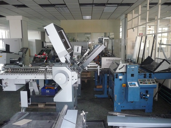 Heidelberg Stahlfolder PFH-82 pallet feeder with SSP-82 slitter shaft station - Plegadora de papel: foto 1 Heidelberg Stahlfolder PFH-82 pallet feeder with SSP-82 slitter shaft station - Plegadora de papel: foto 1