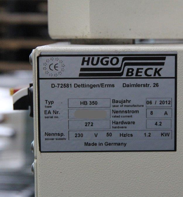 Hugo Beck Universal Feeder HB 350 - Máquina de impresión: foto 2 Hugo Beck Universal Feeder HB 350 - Máquina de impresión: foto 2
