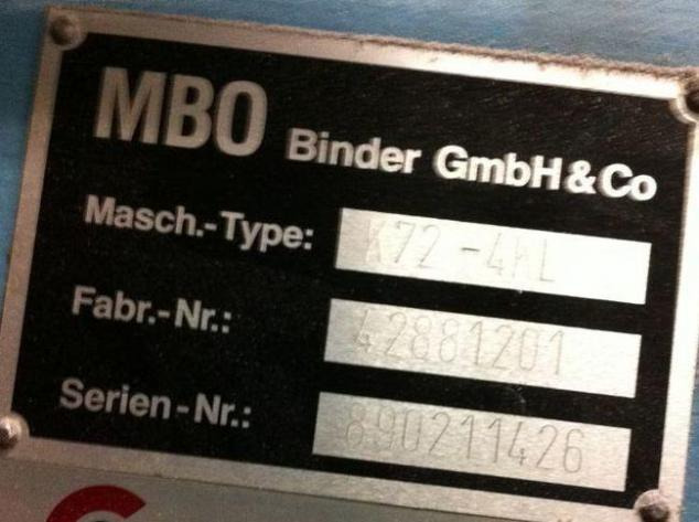 MBO K 72-4-KL-F combination folding machine - Plegadora de papel: foto 5 MBO K 72-4-KL-F combination folding machine - Plegadora de papel: foto 5