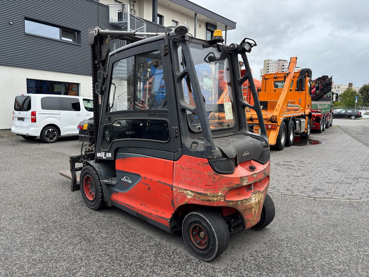 Linde E 50HL-01 Teleskopgabel - Carretilla elevadora eléctrica: foto 4 Linde E 50HL-01 Teleskopgabel - Carretilla elevadora eléctrica: foto 4