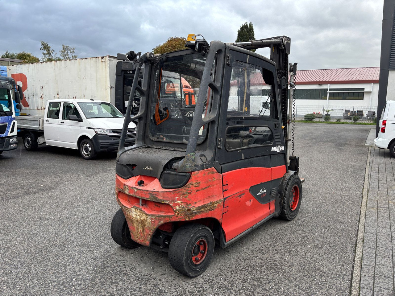 Linde E 50HL-01 Teleskopgabel - Carretilla elevadora eléctrica: foto 3 Linde E 50HL-01 Teleskopgabel - Carretilla elevadora eléctrica: foto 3