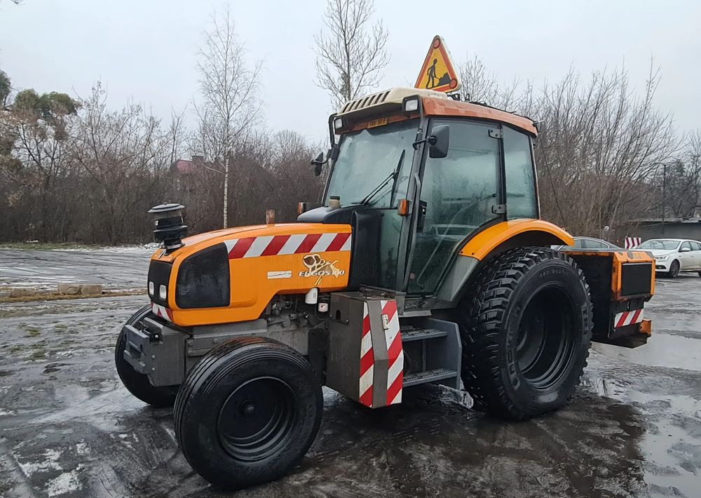Tractor Renault Ergos 100 KLIMA 2004r. Kosiarka Bijakowa Ramienna WOM Mulczer Kosiarka Wysięgnikowa: foto 1
