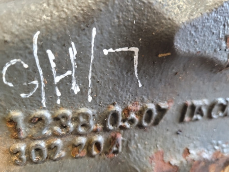 Claas Scorpion 732, 736, 741 Front Axle Housing Lhs Rhs 12380507, 0019215710 - Eje delantero: foto 3 Claas Scorpion 732, 736, 741 Front Axle Housing Lhs Rhs 12380507, 0019215710 - Eje delantero: foto 3