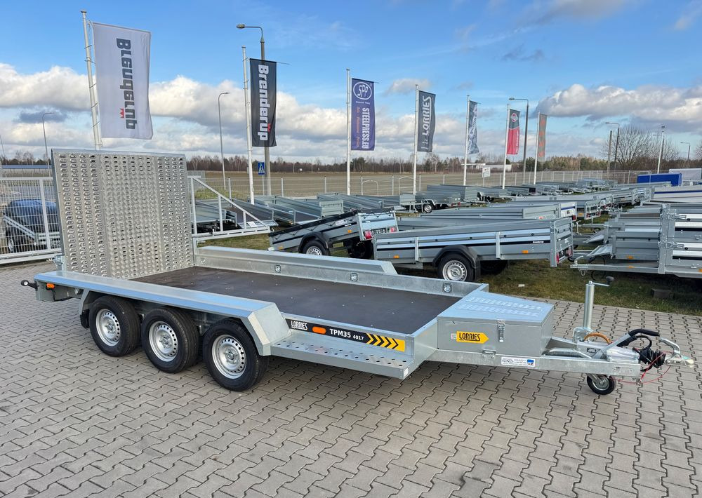 LORRIES Lorries TPM35-4017 402x175 cm DMC 3500kg przyczepa 3 osiowa pod koparkę budowlanka - Remolque porta maquinaria: foto 1 LORRIES Lorries TPM35-4017 402x175 cm DMC 3500kg przyczepa 3 osiowa pod koparkę budowlanka - Remolque porta maquinaria: foto 1