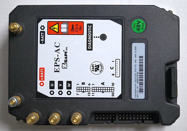 Hyster/Yale 8537102 | Controller Zapi EPS-AC F07094A-HYG 48V 40A Flash mat 21 37  - Unidad de control para Equipo de manutención: foto 1 Hyster/Yale 8537102 | Controller Zapi EPS-AC F07094A-HYG 48V 40A Flash mat 21 37  - Unidad de control para Equipo de manutención: foto 1