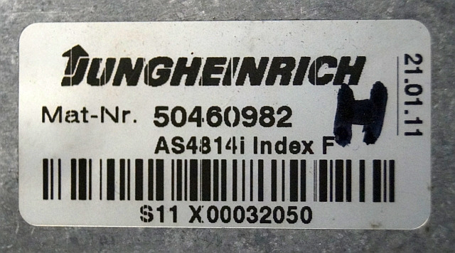 Jungheinrich 50460982 | Hef regeling Lifting controller AS4814i index F from ET - Unidad de control para Equipo de manutención: foto 2 Jungheinrich 50460982 | Hef regeling Lifting controller AS4814i index F from ET - Unidad de control para Equipo de manutención: foto 2