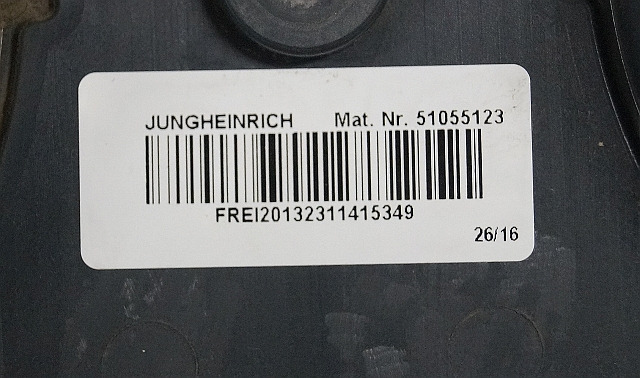 Jungheinrich 51055123 | back cover accelarator EJE EJD EJC sn FREI 2013231141534 back cover accelarator EJE EJD EJC sn FREI 20132311415349 - Carrocería y exterior para Equipo de manutención: foto 3 Jungheinrich 51055123 | back cover accelarator EJE EJD EJC sn FREI 2013231141534 back cover accelarator EJE EJD EJC sn FREI 20132311415349 - Carrocería y exterior para Equipo de manutención: foto 3